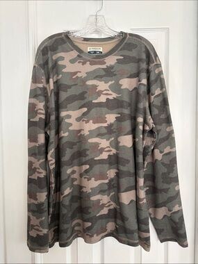 Magellan Outdoors Men’s Long Sleeve Camo loose fit Crew Shirt Plus Size 2XL